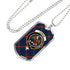 Agnew Clan Tartan Military Tag Bangle
