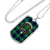 Abercrombie Scottish Clan Tartan Military Tag Bangle - kittentee