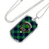 Abercrombie Tartan Plaid Military Tag Bangle