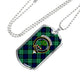 Abercrombie Tartan Plaid Military Tag Bangle - kittentee