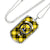 Barclay Dress Modern Clan Tartan Military Tag Bangle - kittentee