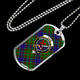 Adam Tartan Plaid Military Tag Bangle - kittentee