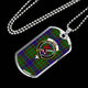 Adam Scottish Clan Tartan Military Tag Bangle - kittentee