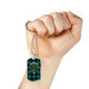 Abercrombie Scottish Clan Tartan Military Tag Bangle - kittentee