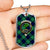 Abercrombie Tartan Plaid Military Tag Bangle - kittentee