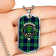 Abercrombie Scottish Clan Tartan Military Tag Bangle - kittentee