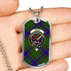 Adam Tartan Plaid Military Tag Bangle - kittentee