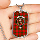Adair Scottish Clan Tartan Military Tag Bangle - kittentee