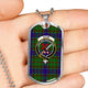 Adam Scottish Clan Tartan Military Tag Bangle - kittentee