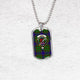 Adam Scottish Clan Tartan Military Tag Bangle - kittentee
