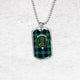 Abercrombie Scottish Clan Tartan Military Tag Bangle - kittentee