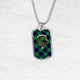 Abercrombie Tartan Plaid Military Tag Bangle - kittentee