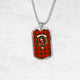Adair Scottish Clan Tartan Military Tag Bangle - kittentee