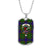 Adam Scottish Clan Tartan Military Tag Bangle - kittentee