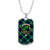 Abercrombie Tartan Plaid Military Tag Bangle - kittentee