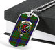 Adam Scottish Clan Tartan Military Tag Bangle - kittentee