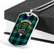 Abercrombie Scottish Clan Tartan Military Tag Bangle - kittentee
