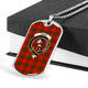 Adair Scottish Clan Tartan Military Tag Bangle - kittentee