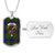 Adam Scottish Clan Tartan Military Tag Bangle - kittentee