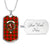 Adair Scottish Clan Tartan Military Tag Bangle - kittentee