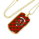 Adair Tartan Plaid Military Tag Bangle - kittentee