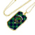 Abercrombie Tartan Plaid Military Tag Bangle - kittentee
