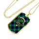 Abercrombie Tartan Plaid Military Tag Bangle - kittentee