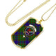 Adam Tartan Plaid Military Tag Bangle - kittentee