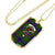 Adam Scottish Clan Tartan Military Tag Bangle - kittentee