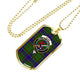 Adam Scottish Clan Tartan Military Tag Bangle - kittentee