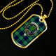 Abercrombie Scottish Clan Tartan Military Tag Bangle - kittentee