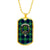 Abercrombie Scottish Clan Tartan Military Tag Bangle - kittentee