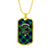 Abercrombie Tartan Plaid Military Tag Bangle - kittentee