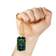 Abercrombie Scottish Clan Tartan Military Tag Bangle - kittentee