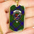 Adam Tartan Plaid Military Tag Bangle - kittentee