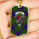 Adam Tartan Plaid Military Tag Bangle - kittentee