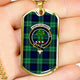 Abercrombie Scottish Clan Tartan Military Tag Bangle - kittentee