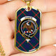 Agnew Clan Tartan Military Tag Bangle - kittentee