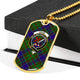 Adam Tartan Plaid Military Tag Bangle - kittentee