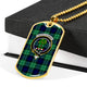 Abercrombie Scottish Clan Tartan Military Tag Bangle - kittentee