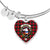 Belshes Scottish Clan Tartan Bangle Heart - kittentee