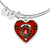 Brodie Modern Scottish Clan Tartan Bangle Heart