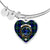 Arbuthnot Scottish Clan Tartan Bangle Heart - kittentee