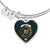 Baillie Hunting Scottish Clan Tartan Bangle Heart - kittentee