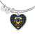 Arnott Scottish Clan Tartan Bangle Heart - kittentee