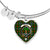 Bisset Pattern Scottish Clan Tartan Bangle Heart - kittentee