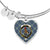 Boswell Scottish Clan Tartan Bangle Heart