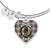 Borthwick Scottish Clan Tartan Bangle Heart