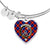 Anstruther Scottish Clan Tartan Bangle Heart - kittentee