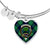 Abercrombie Tartan Plaid Bangle Heart - kittentee